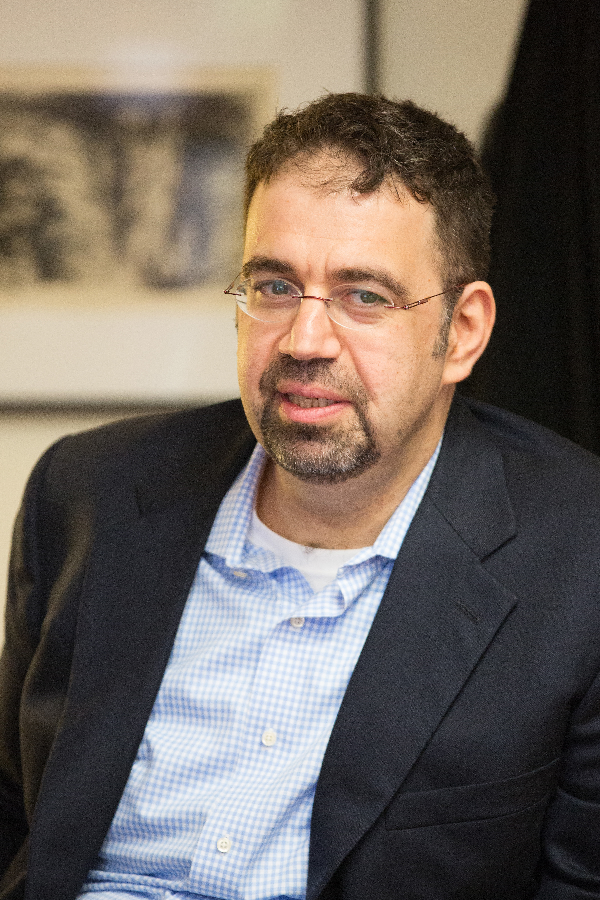 Portrait of author Daron Acemoglu